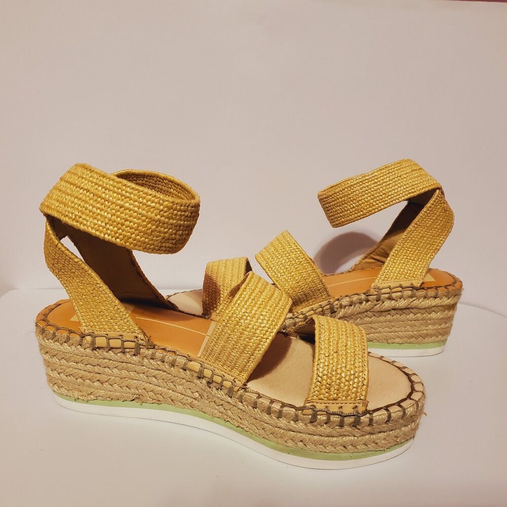Dolce Vita Lury Espadrille Wedge Sandals Size 6